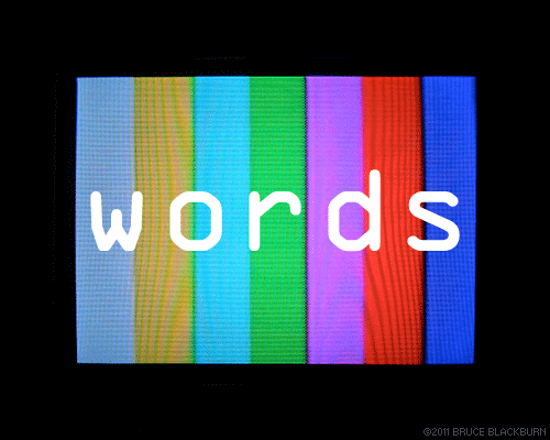 Animated GIF: Empty Words.